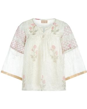 Liminal Luna Blouse - White