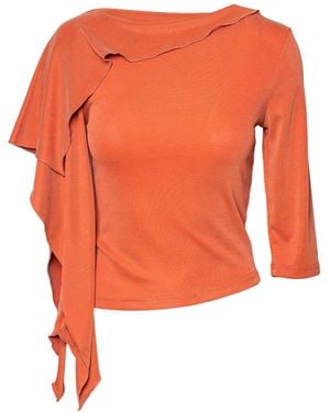 ARTISTA Dawn Asymmetric Top - Orange