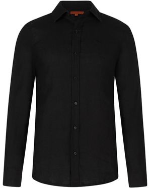 Maison Tangerine Linen Shirt For - Black