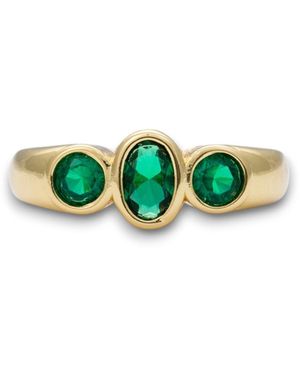 Kybele Studio Trinity Spark Ring - Green
