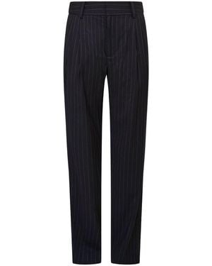 Centre Piece Walker Pinstripe Trouser - Blue