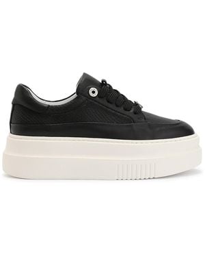Ilvi Fien Floater Leather Sneaker - Black