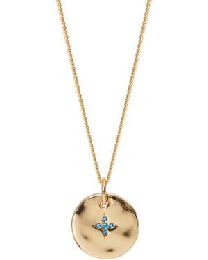 Muru March Birthstone Necklace - Metallic