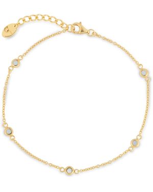 Beyjou Mini Gem Chain Bracelet - Metallic