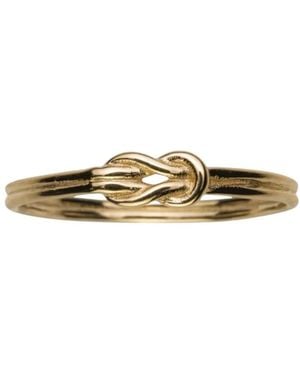 Von Treskow Reef Knot Ring - Metallic