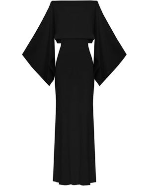 Lily Phellera Raya Kimono Dress - Black