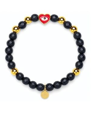 Seven Saints Sacred Heart Vigil Bracelet - Blue