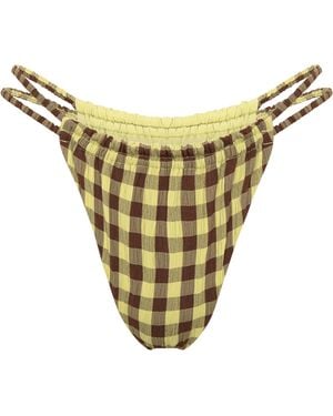 Wild Lovers Cabana Bikini Bottoms - Yellow