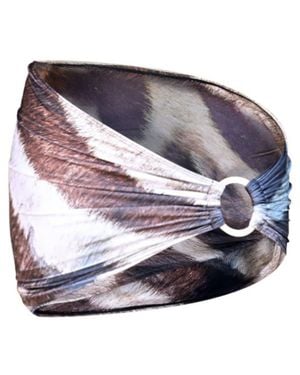 Animal Savanna Skirt - Blue