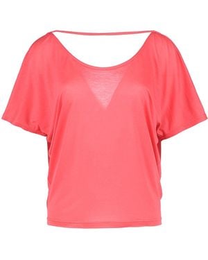 Conquista Coral Drape Back Top - Pink