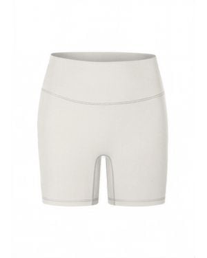 Second Skin Solution Second Skin Studio Biker Shorts Ivory - White