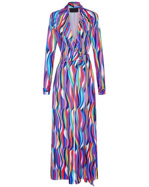 Beatrice von Tresckow Abstract Wide Leg Jumpsuit - Blue