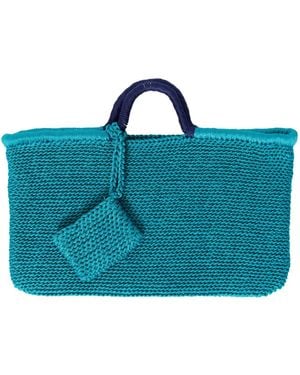 N'Onat Paros Crochet Bag - Blue