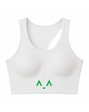 Altra Volta Asymmetric Back Sculpt Sports Bra - White