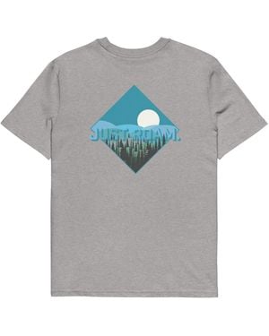 Anchor and Crew Heather Just Roam. Seeker Organic Cotton T-Shirt - Grey