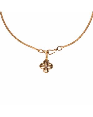 IN CAUDA VENENUM Fortune Necklace - Metallic