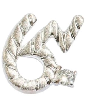 Claire Hill Designs Brave Shorthand Stud Earring - Metallic