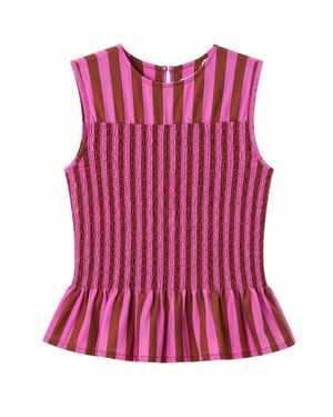Mind Traveler Top Cora And Stripes - Purple