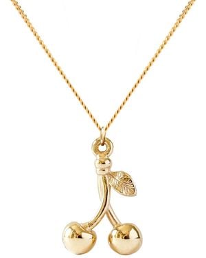 Lee Renee Cherry Necklace – - Metallic