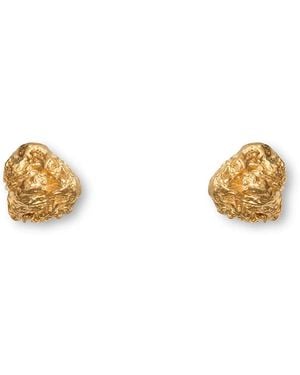 EVA REMENYI Archaic Stud Earrings 14K - Metallic