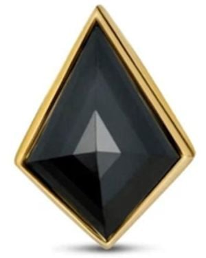 Rahul's Jewels Sanctum Aether Earring Single -14 Karat With Genuine Diamond - Black