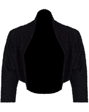 Alive New York City Sparkle Bolero - Black