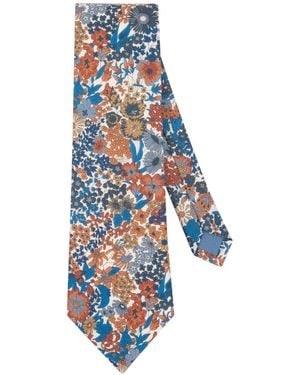 LE COLONEL Liberty Margaret Tie - Blue