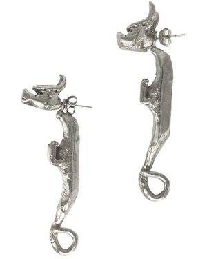Raxada Cuélebres Earrings - Metallic