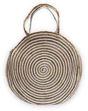 VIDA VIDA Jute Beach Bag - Metallic