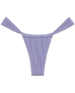 Montce Crochet Sandra Bikini Bottom - Purple