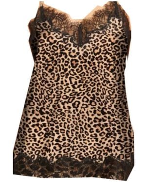 SAINTED SISTERS Neutrals Scarlett Leopard Cami - Brown