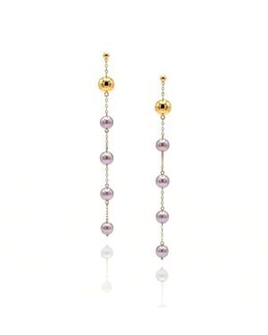 Jaredjamin Nora Dangle Pearl Earrings - White
