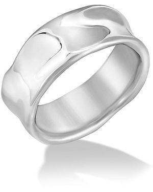 Dower & Hall Wide Waterfall Ring - Metallic