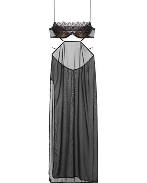 GOD SAVES QUEENS Stardust Maxi Dress - White