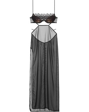 GOD SAVES QUEENS Stardust Maxi Dress - White
