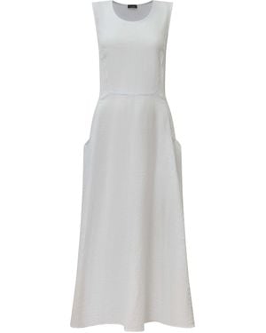 James Lakeland Linen Midi Dress - White
