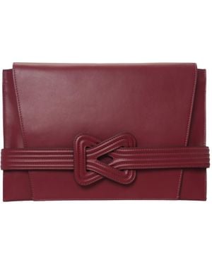 Gráinne Maher Anu Convertible Clutch Oxblood - Red