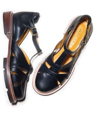 Mafalda Maite Fisherman Sandals - Blue