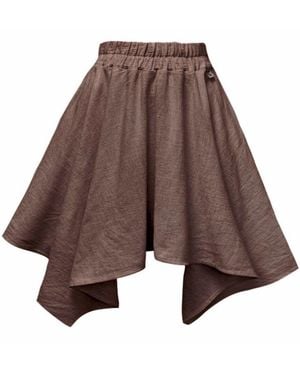 Frock Tales Bay Mini Hanky Skirt - Brown