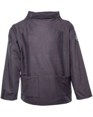 Arthur Beale Boat Neck Smock - Purple