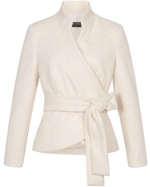 Marianna Déri Wrap Jacket Creme - White