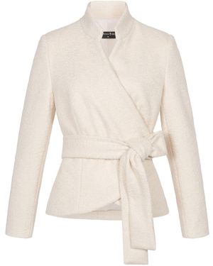 Marianna Déri Wrap Jacket Creme - White