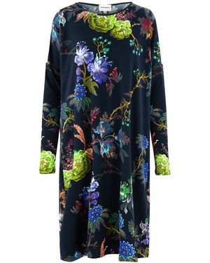 Klements Agnes Jersey Dress Witchflower - Blue
