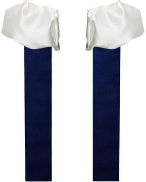 Nur Karaata Grand Duchess Gloves - Blue