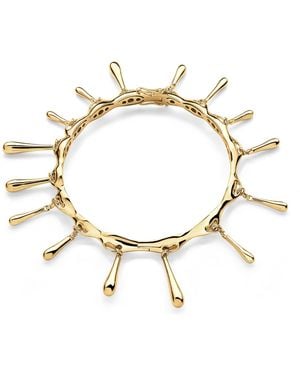 Lucy Quartermaine Short Drop Bangle - Metallic