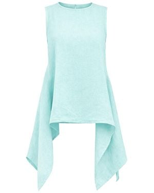 Lumina Eligma The Breeze Ensemble Blouse- Sky - Blue