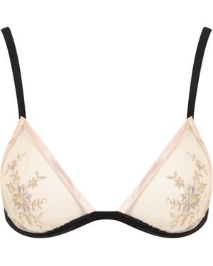 Belle -et-BonBon Serafina Beaded Bra - Natural