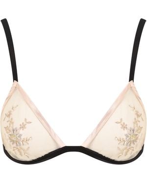 Belle -et-BonBon Serafina Beaded Bra - Natural