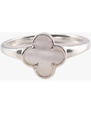 Von Treskow Clover Ring Mother Of Pearl - White