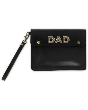 VIDA VIDA Leather Travel Wallet-For Dads - Black
